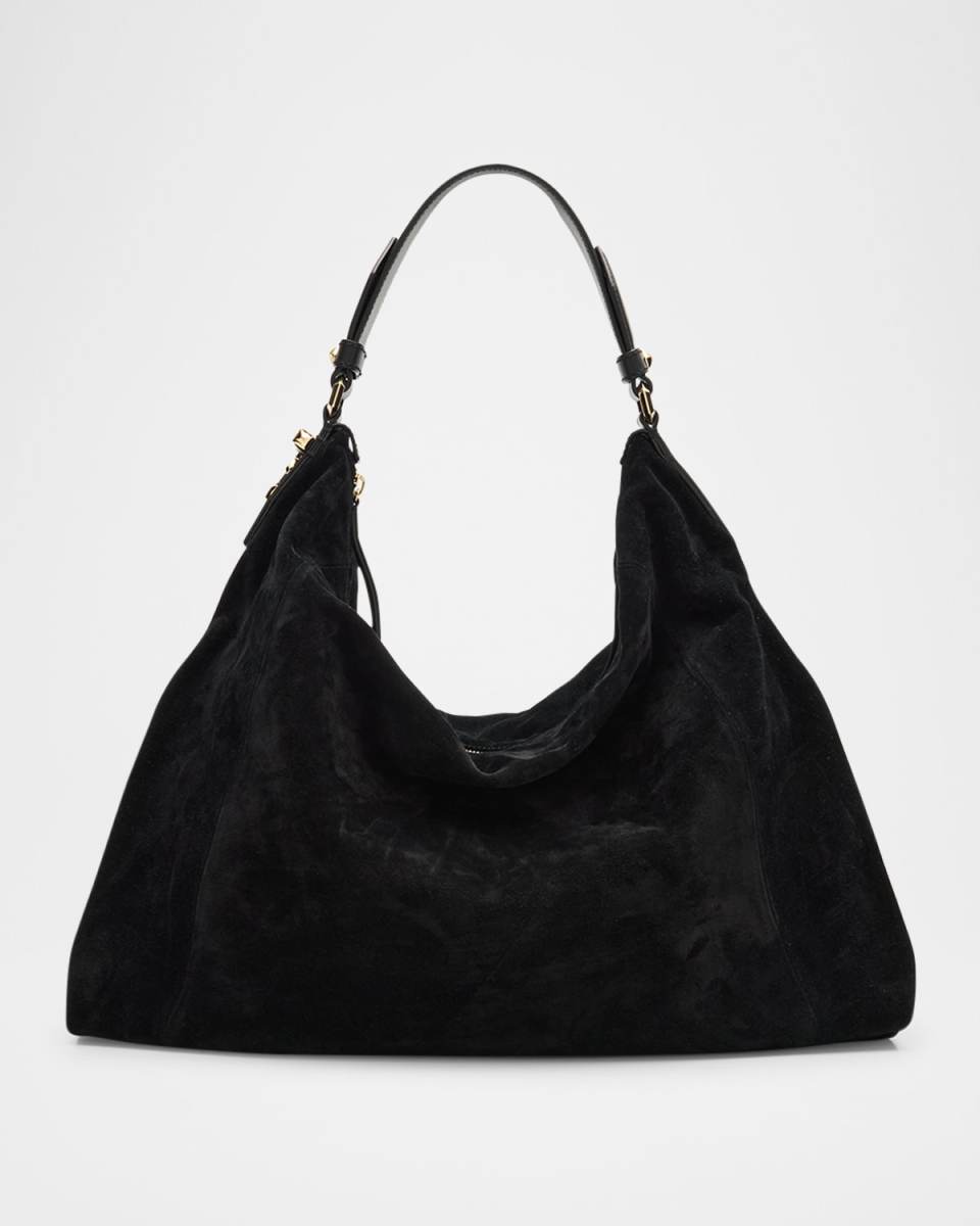 Ana Slouchy Suede Hobo Bag